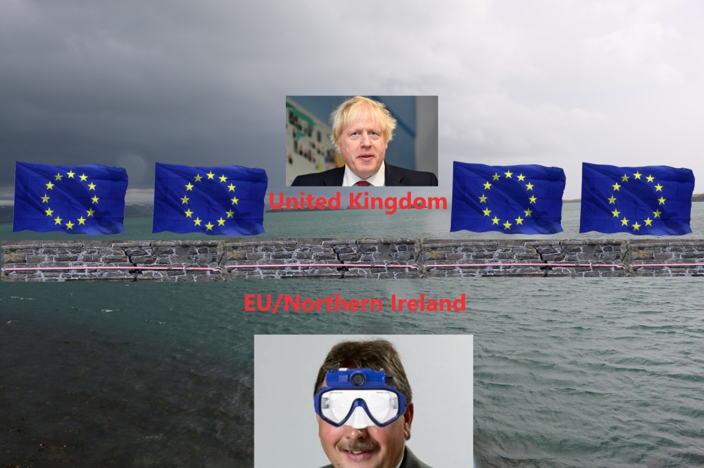 Sammy’s EU scuba-crat plot revealed: Irish Sea border wall in place ready for Brexit&nbsp;day