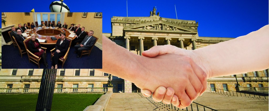 BREAKING: DUP and Sinn Féin MLAs ecstatic after handshaking banned in wake of coronavirus&nbsp;outbreak