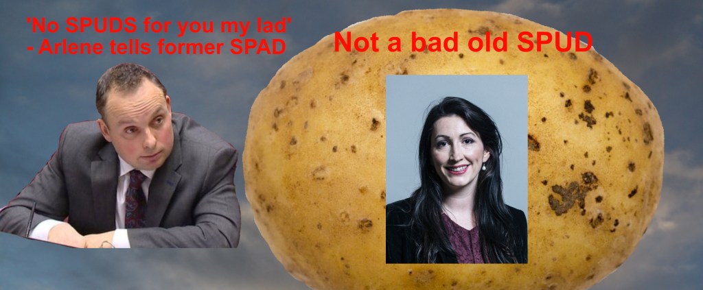 FROM SPADS to SPUDS: DUP propose special advisor name change to restore public confidence